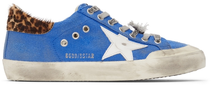 Photo: Golden Goose Blue Penstar Super-Star Classic Sneakers