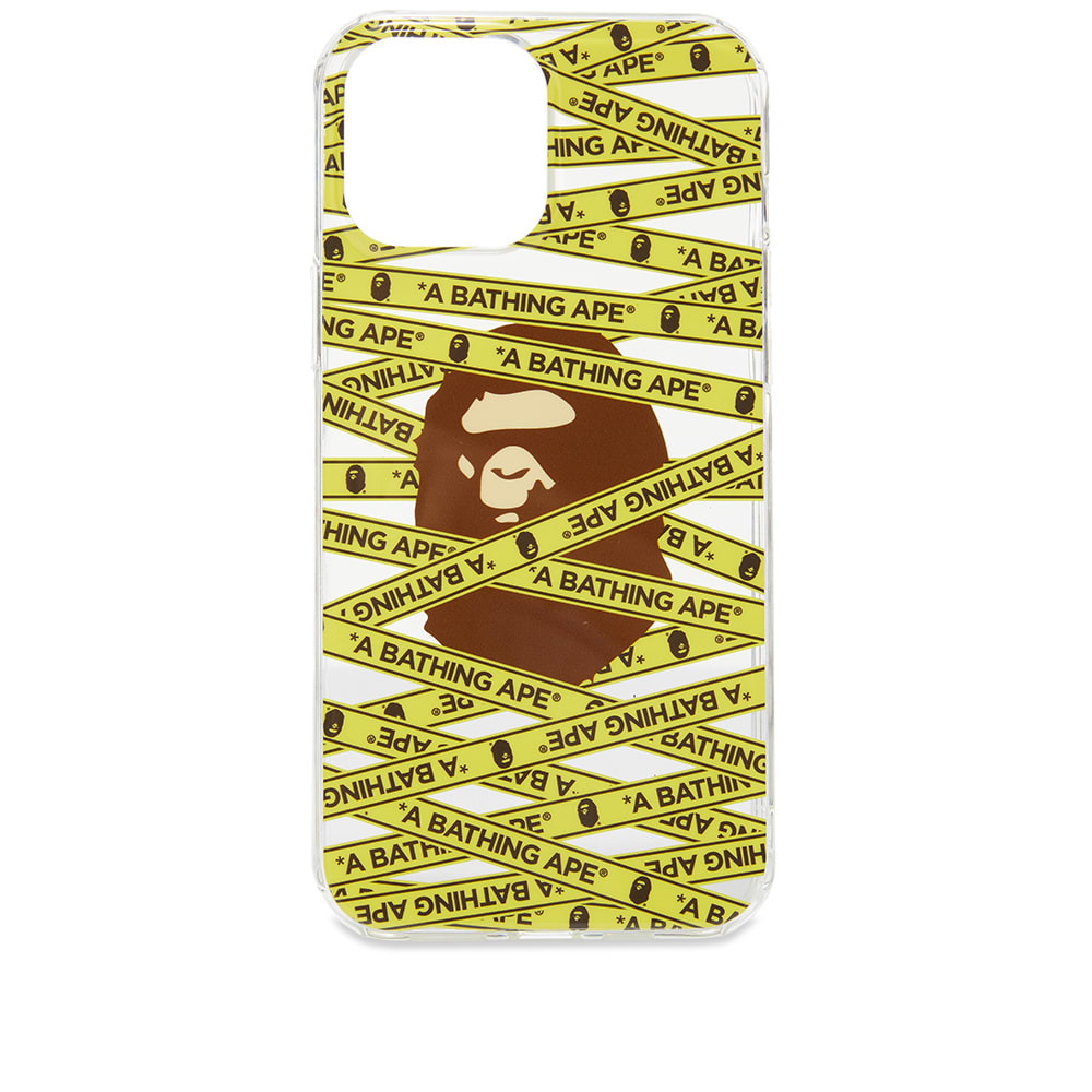 A Bathing Ape STA Pattern iPhone 13 Pro Max Clear Case A Bathing Ape