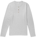 NN07 - Cotton-Jersey Henley T-Shirt - Gray