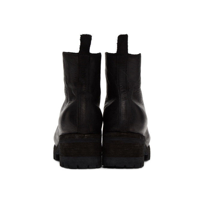 Guidi Black Front Zip Boots Guidi