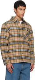 Burberry Beige Check Insulated Jacket