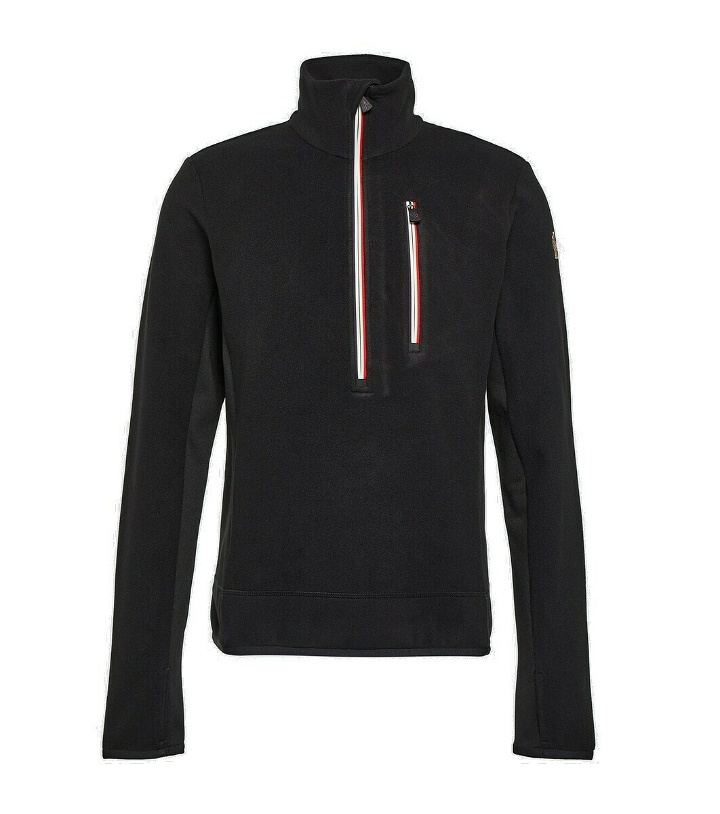 Photo: Moncler Grenoble Technical half-zip sweater