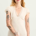 RIXO Women's Clarice Midi Dress in Cream
