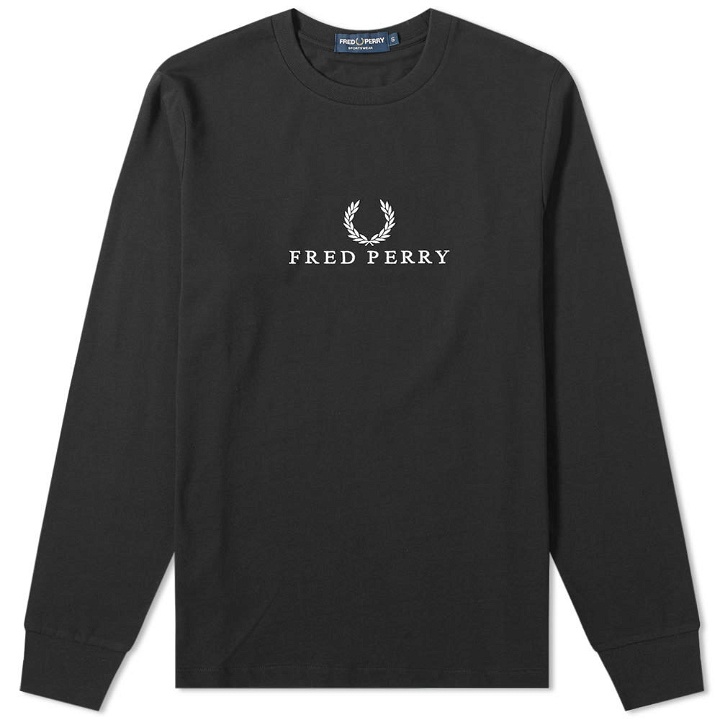 Photo: Fred Perry Long Sleeve Embroidered Tee