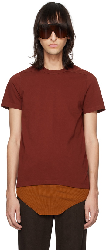 Photo: Rick Owens Burgundy Level T-Shirt