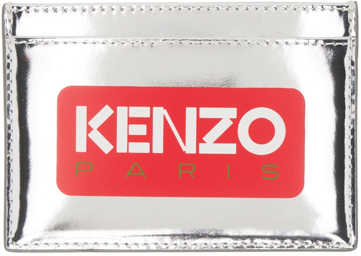 Photo: Kenzo Silver Kenzo Paris Logo Card Holder
