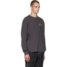 Alexander Wang Black Long Sleeve Rodeo Drive Platinum T-Shirt