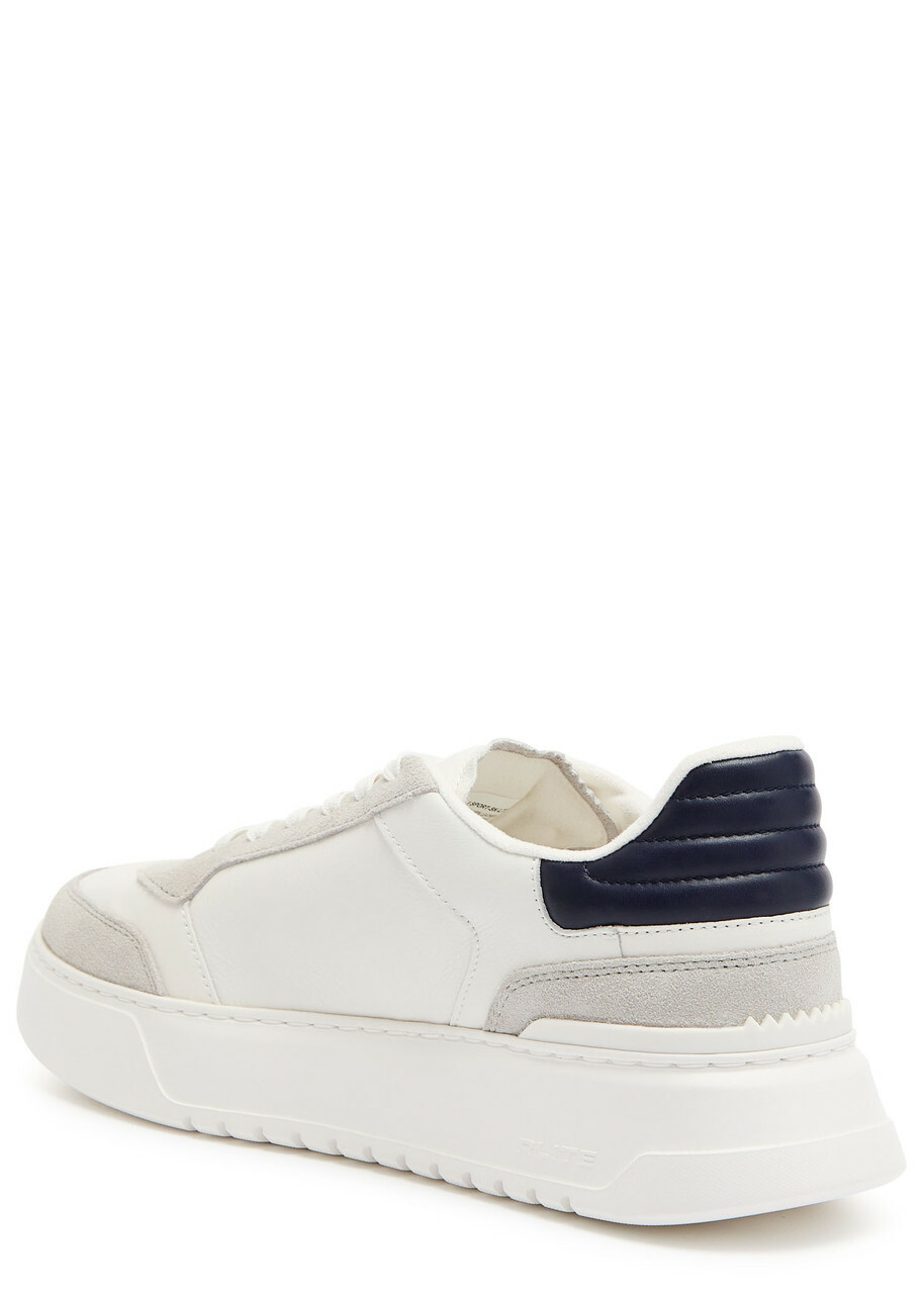 Polo Ralph Lauren Rlite Sport Panelled Leather Sneakers White