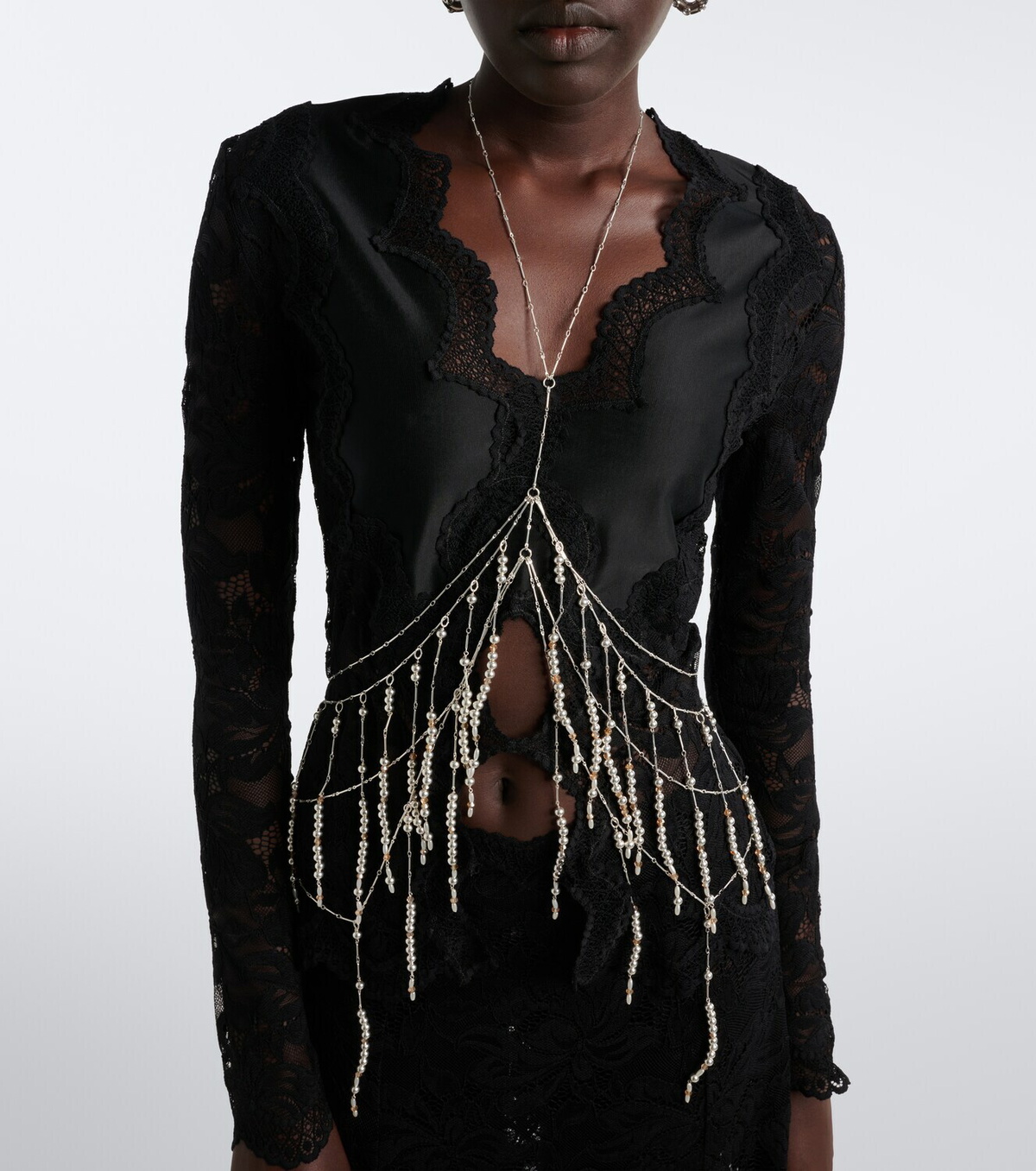 Rabanne Beaded body chain