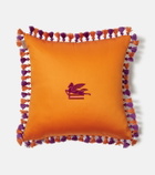 Etro Pegaso paisley cotton cushion