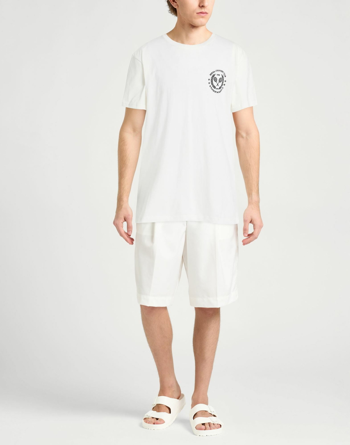Berna Mens T-shirt in Cream
