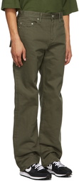 Undercover Khaki classic twill trousers