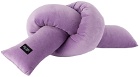 JIU JIE SSENSE Exclusive Purple Baby Knot Cushion