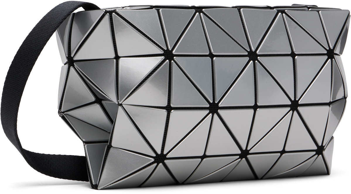 BAO BAO ISSEY MIYAKE Silver Carton Shoulder Bag