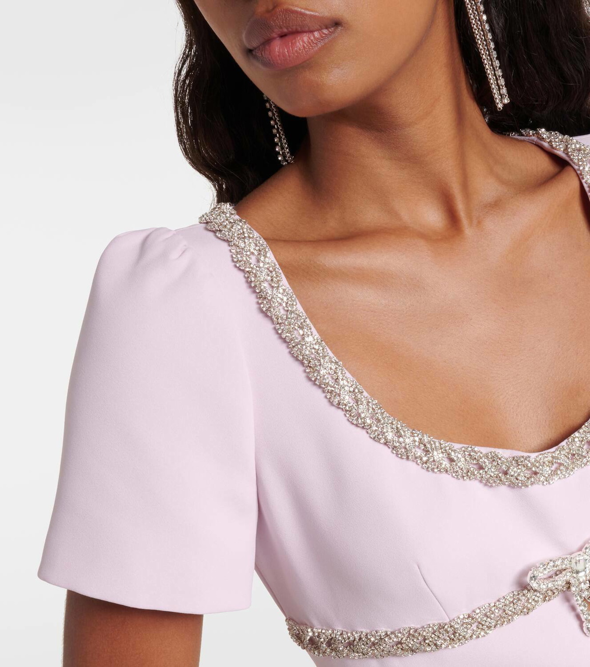 SELF-PORTRAIT ワンピース Bridal embellished crepe 932871 SELF-PORTRAIT ワンピース Bridal embellished crepe 932871