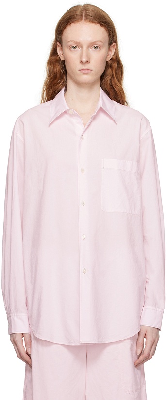 Photo: LEMAIRE Pink Regular Shirt