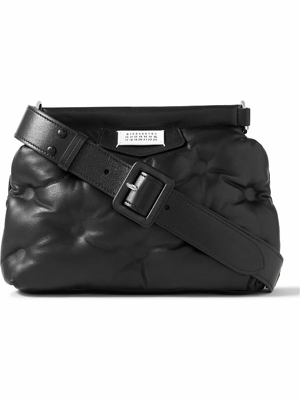 Photo: Maison Margiela - Glam Slam Logo-Appliqued Padded Leather Messenger Bag