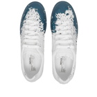 Maison Margiela Men's Painter Replica Sneakers in White/Blue
