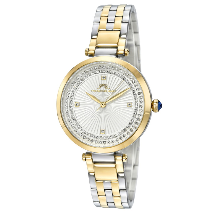 Photo: Porsamo Bleu Natalie Quartz White Dial Ladies Watch 1251DNAS