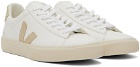 VEJA White & Beige Campo Sneakers