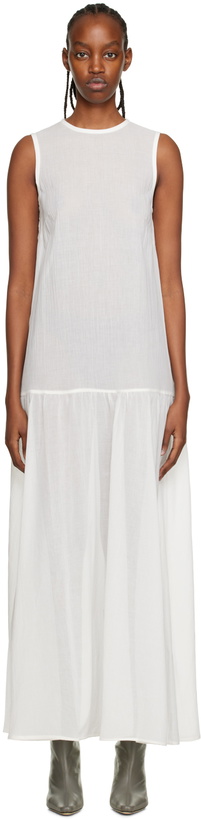 Photo: SIR. White Pascal Sleeveless Maxi Dress