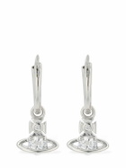 VIVIENNE WESTWOOD - Nina Spark Crystal Hoop Earrings