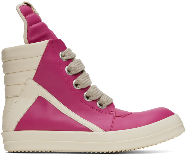 Photo: Rick Owens Pink Geobasket Sneakers