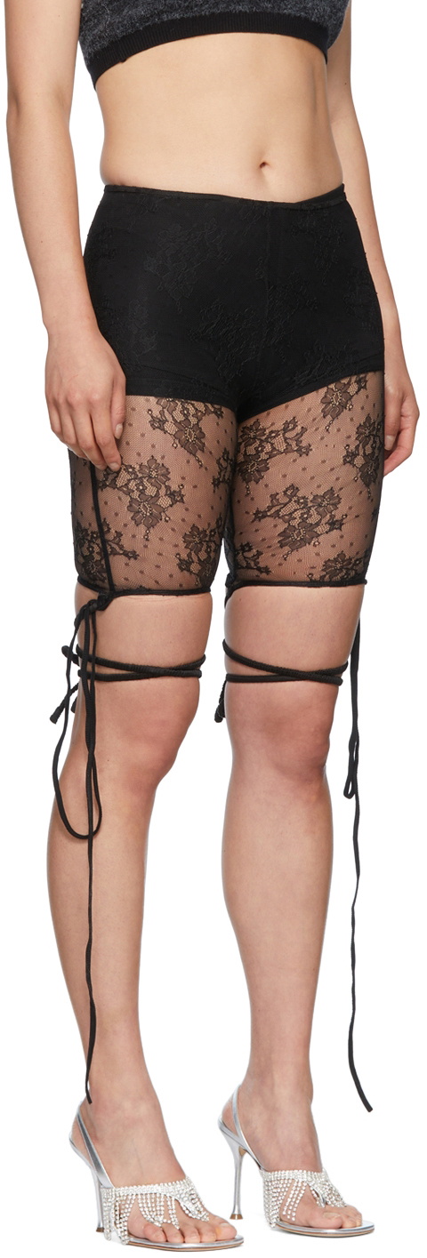 Nodress Black Nylon Shorts