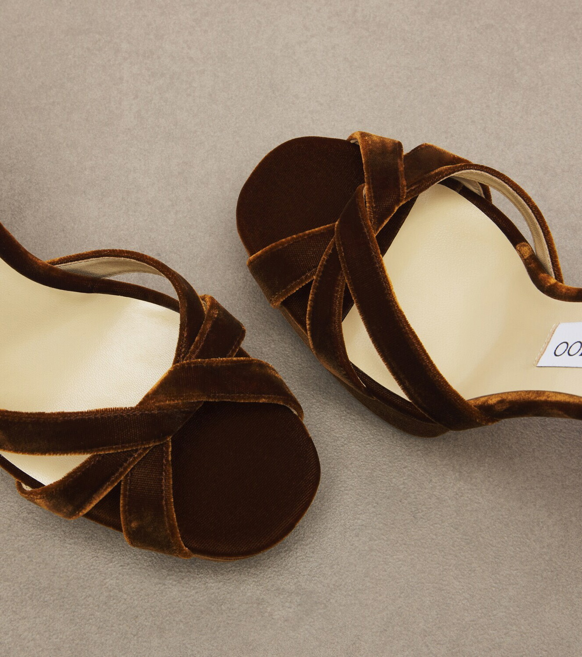 Jimmy Choo Kove velvet platform sandals
