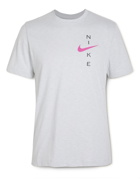 Nike Training - Logo-Print Dri-FIT Cotton-Blend Jersey T-Shirt - White