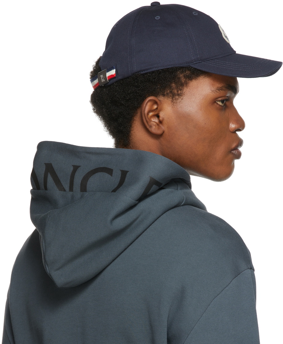 Moncler Navy Logo Cap Moncler