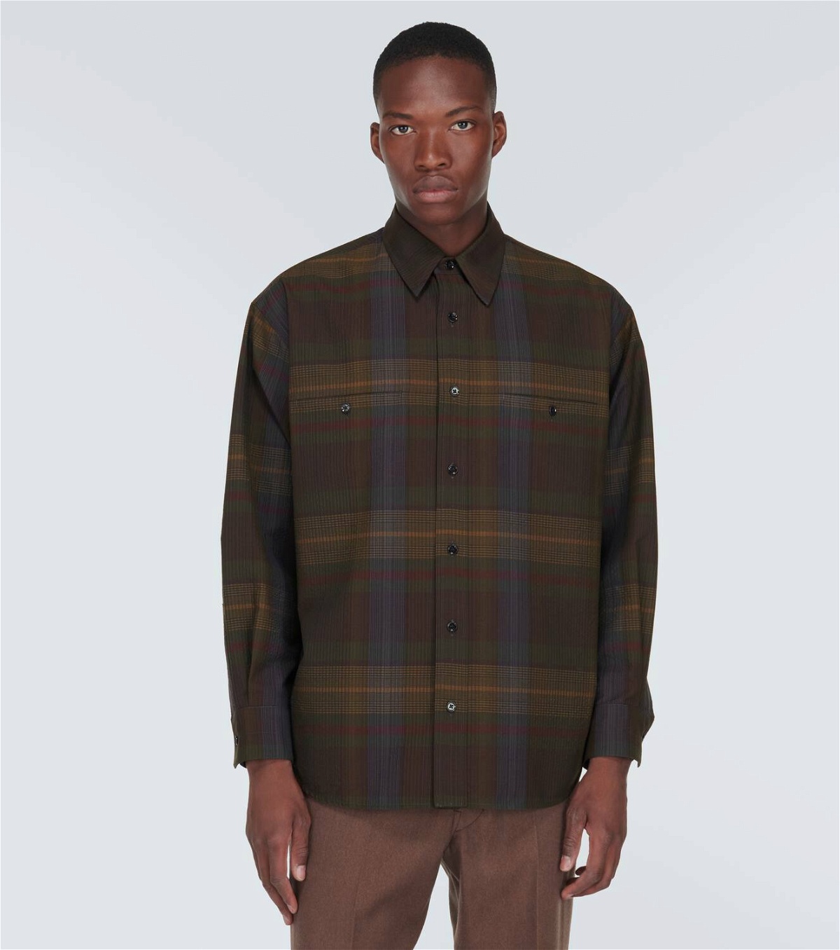 Lemaire Checked wool shirt Lemaire