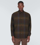 Lemaire Checked wool shirt