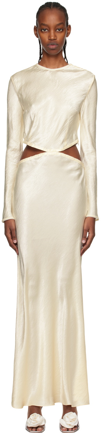 Anna October Off-White Martha Maxi Dress