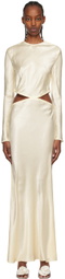 Anna October Off-White Martha Maxi Dress
