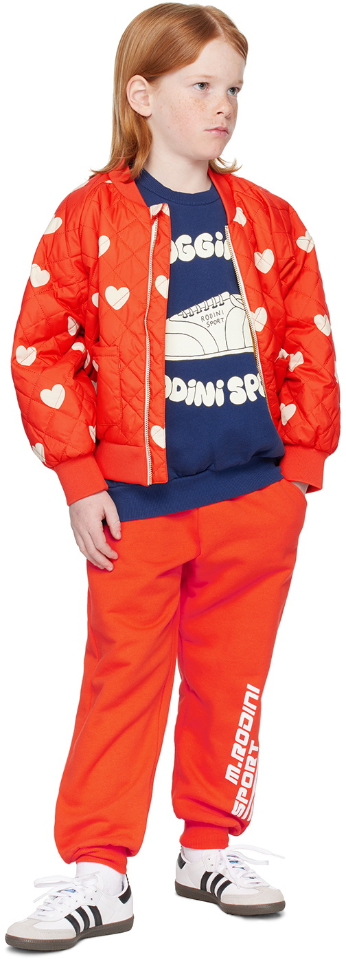 Mini Rodini Kids Blue 'Jogging' Sweatshirt
