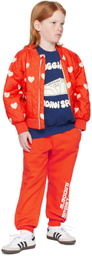 Mini Rodini Kids Blue 'Jogging' Sweatshirt