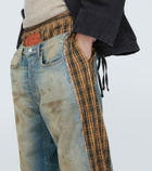 Acne Studios Deconstructed checked jeans