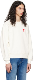 AMI Paris Off-White Ami de Cœur Sweatshirt