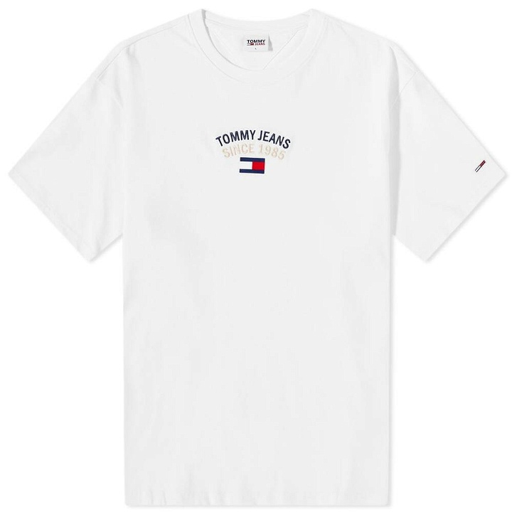 Photo: Tommy Jeans Men's Timeless Arch T-Shirt in White