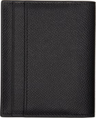Ferragamo Black Gancini Window Credit Card Holder