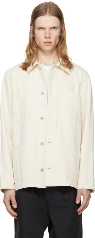 Photo: A.P.C. Off-White Perec Denim Jacket