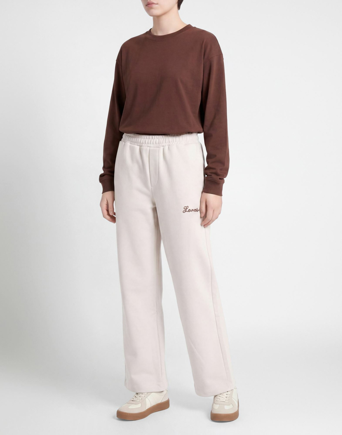Laneus Womens Pants in Beige