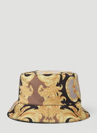 Versace - Baroque Print Bucket Hat in Gold