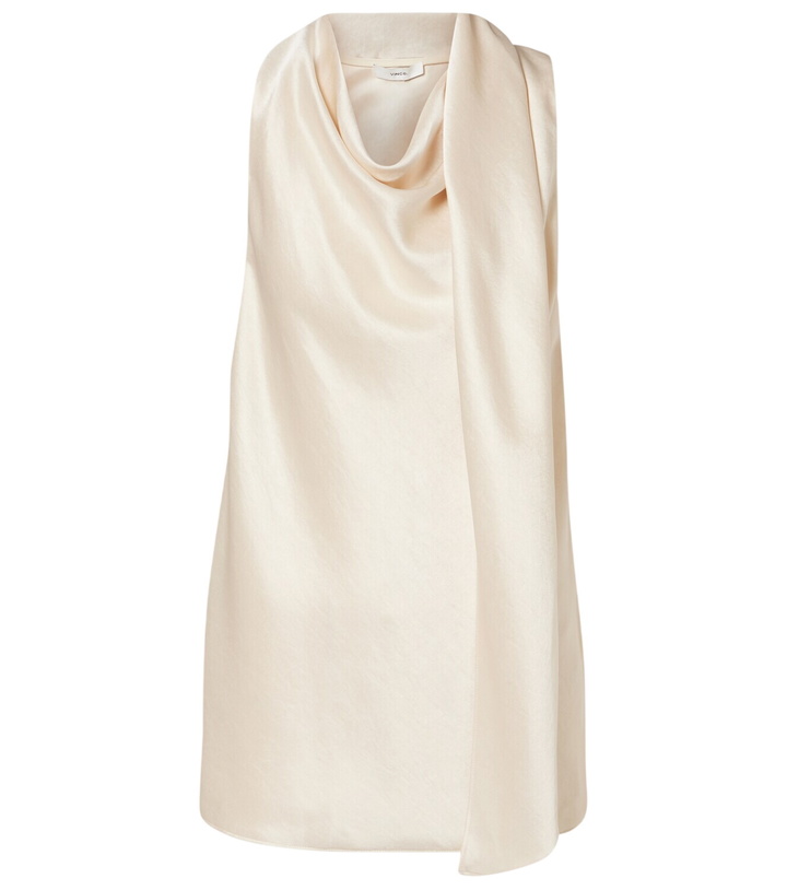 Photo: Vince Scarf-detail satin top