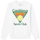 Casablanca Large Casa Tennis Club Crew Sweat