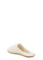 Gabriela Hearst Bristol Cashmere Bouclé Slipper Flats White