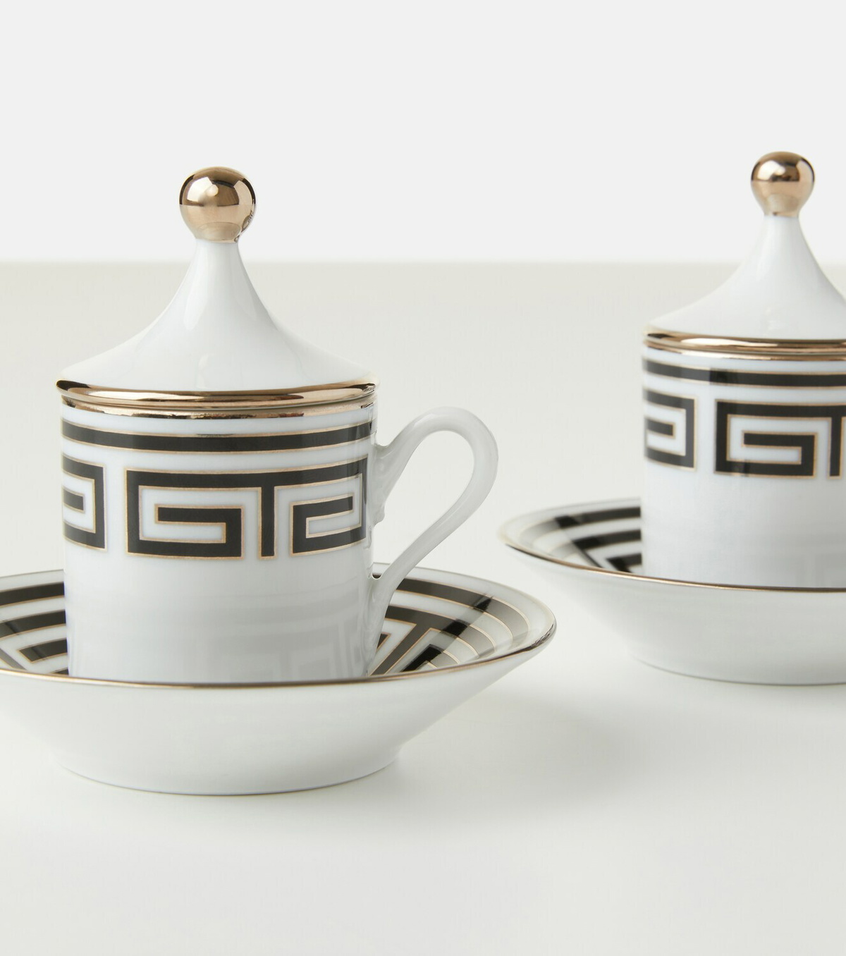 Ginori 1735 Labirinto Tête à Tête' set of two coffee cups and saucers