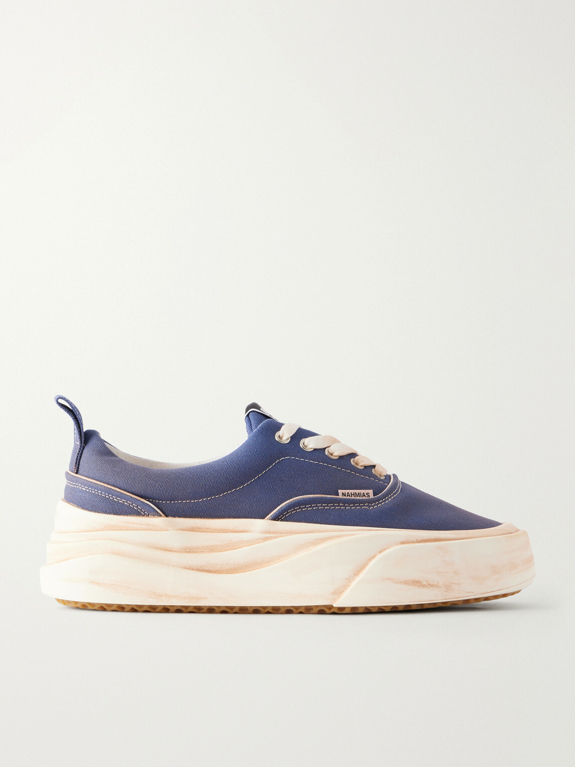 NAHMIAS - Ollie Cotton-Canvas Sneakers - Blue