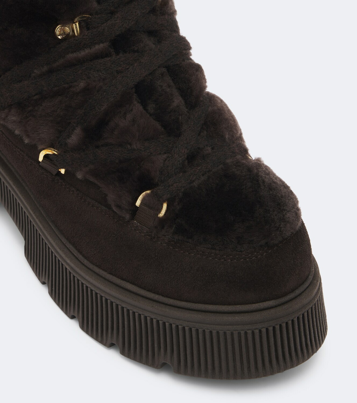 Bogner Turin shearling-lined suede lace-up boots